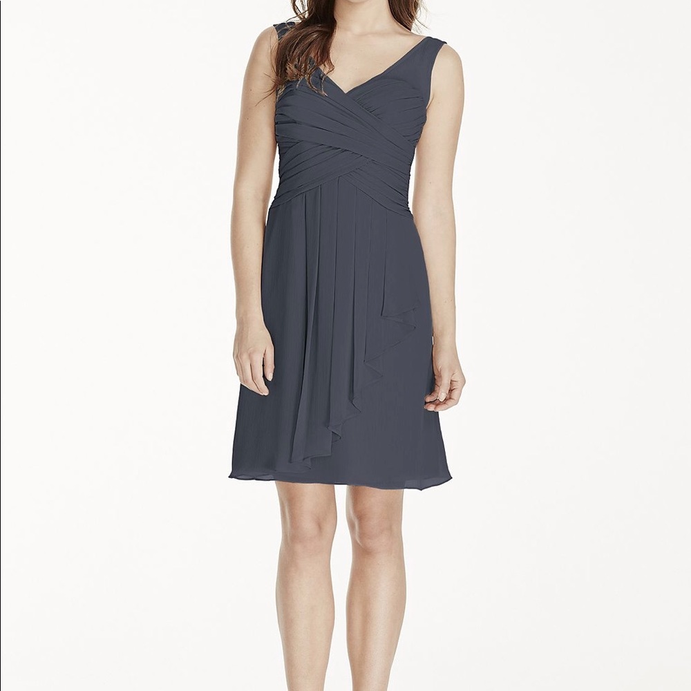 David’s Bridal - Grey - Bridesmaid/Prom Dress NWT